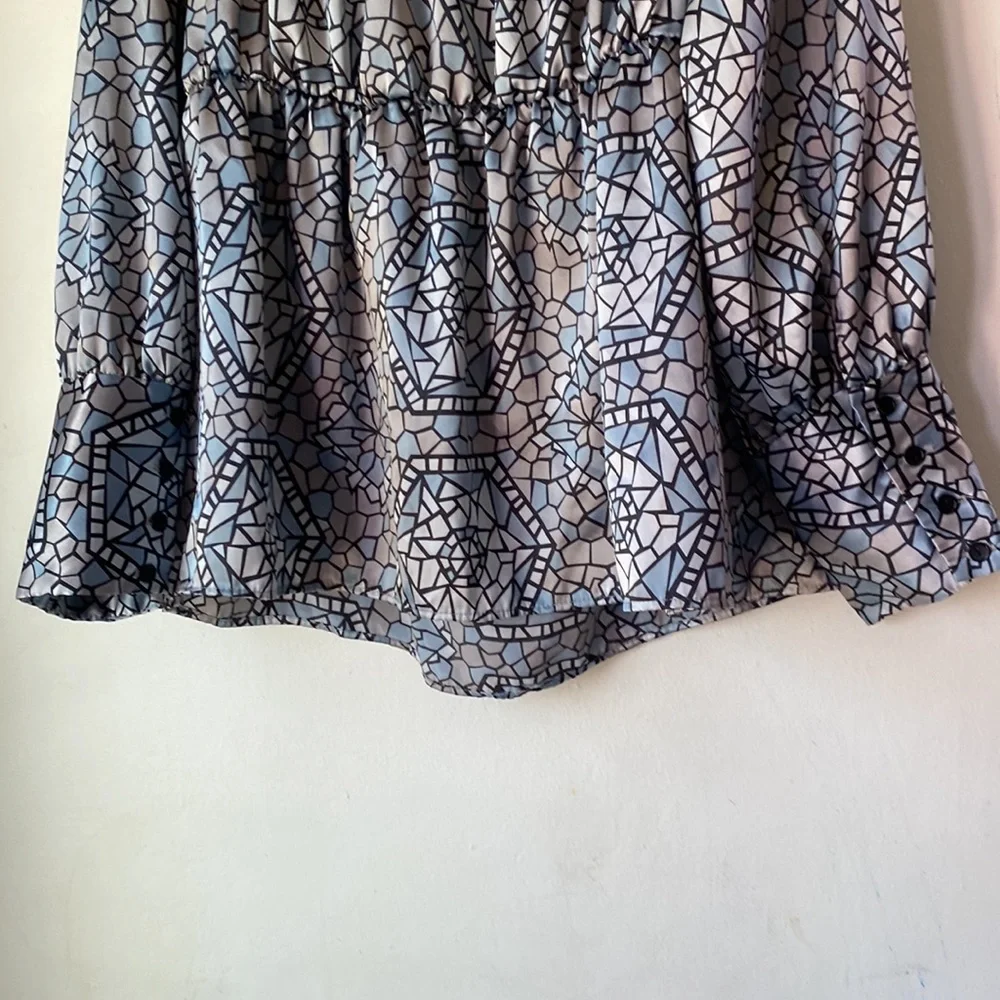 Lane Bryant 22/24 Geometric Print Off Shoulder Top - Picture 10 of 10